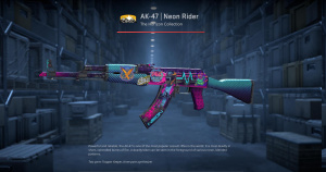 AK-47 | Neon Rider (Battle-Scarred) Screenshot