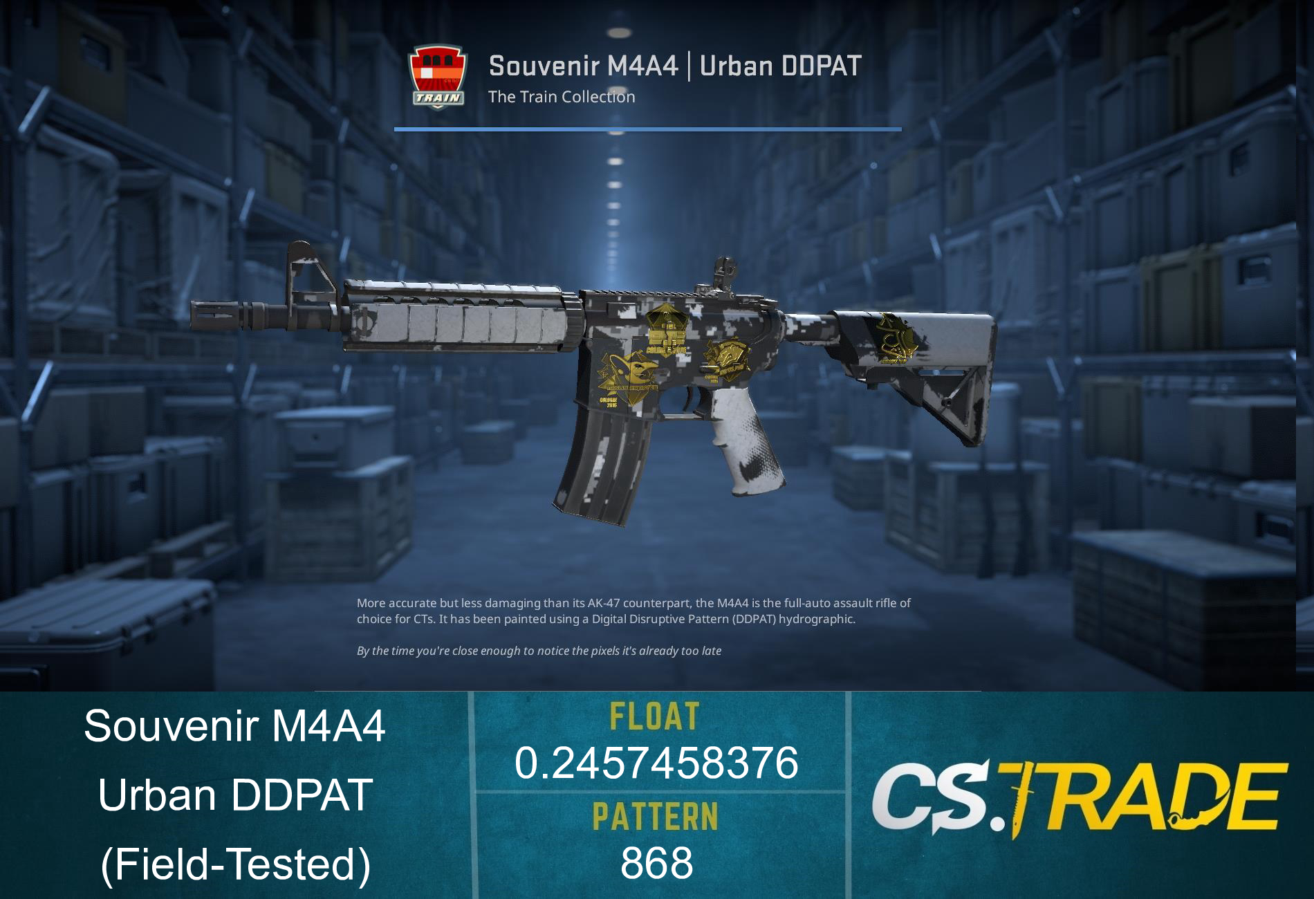 M4A4 | Urban DDPAT (Field-Tested) Screenshot