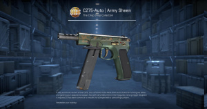 CZ75-Auto | Army Sheen (Minimal Wear) Screenshot