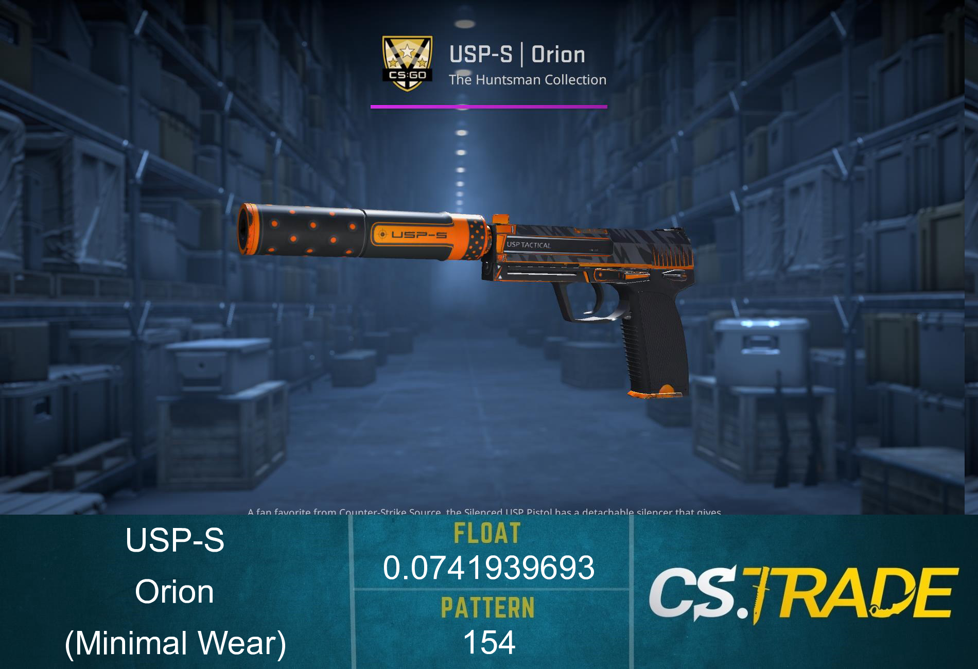 USP-S | Orion (Minimal Wear) Screenshot
