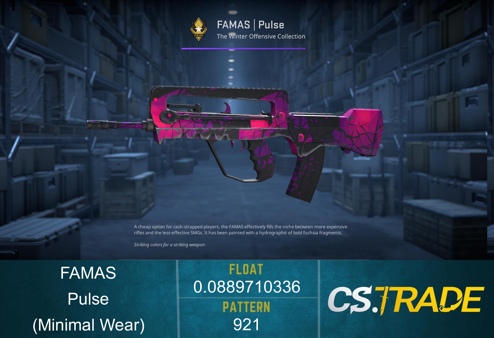 FAMAS | Pulse (Minimal Wear) Screenshot
