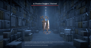 ★ Shadow Daggers | Stained (Field-Tested) Screenshot