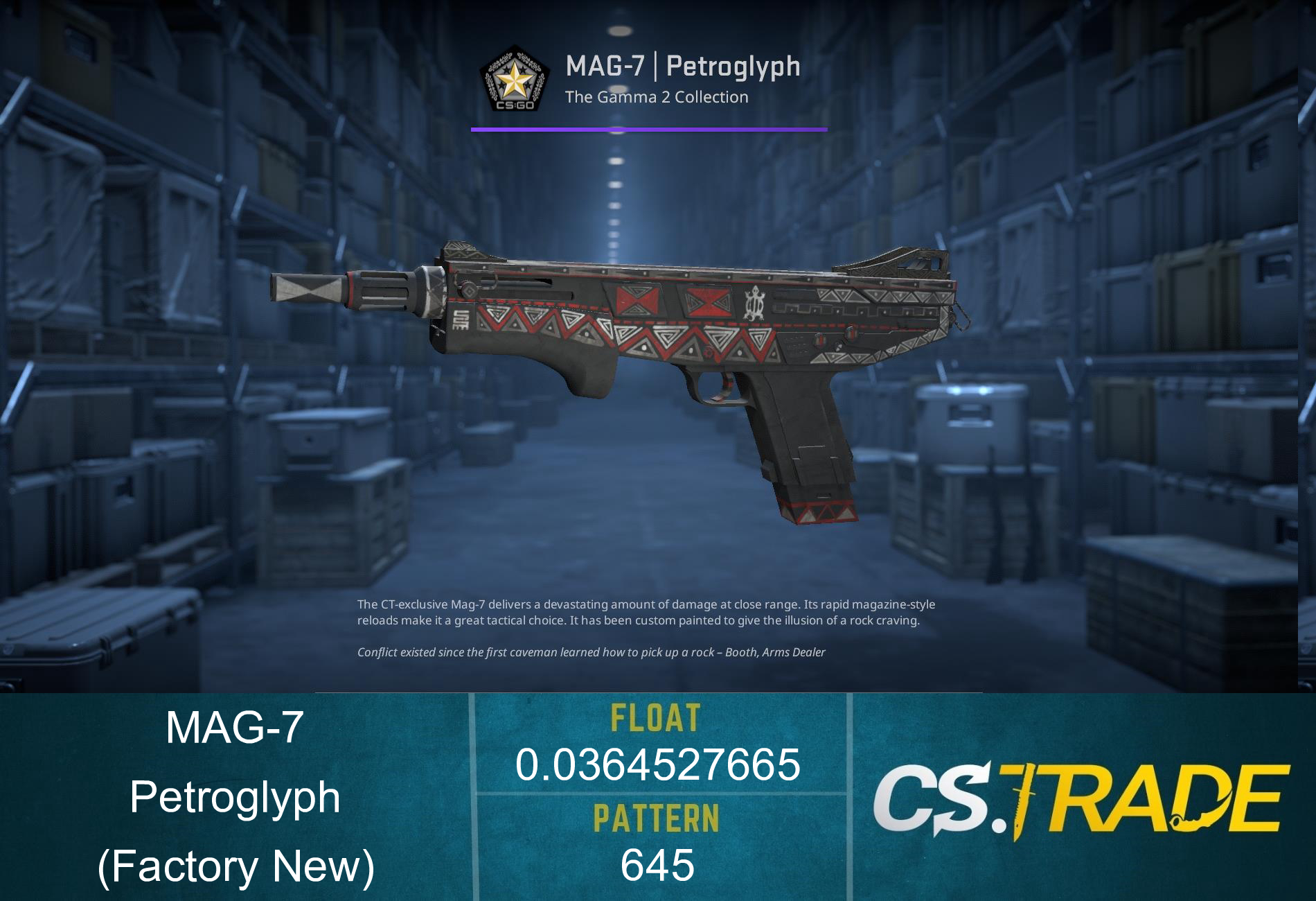 MAG-7 | Petroglyph (Factory New) Screenshot