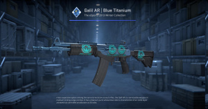 Galil AR | Blue Titanium (Factory New) Screenshot