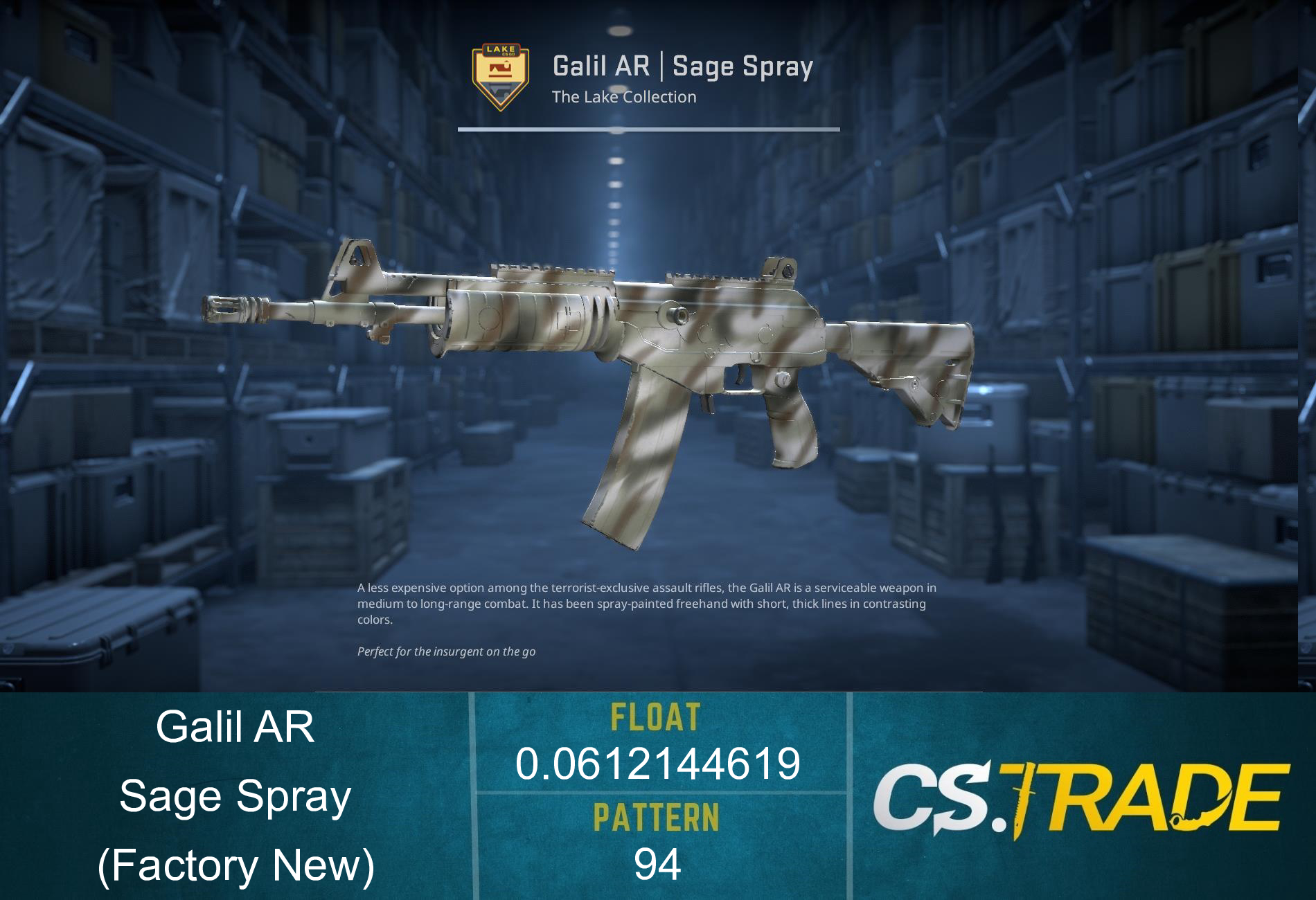 Galil AR | Sage Spray (Factory New) Screenshot