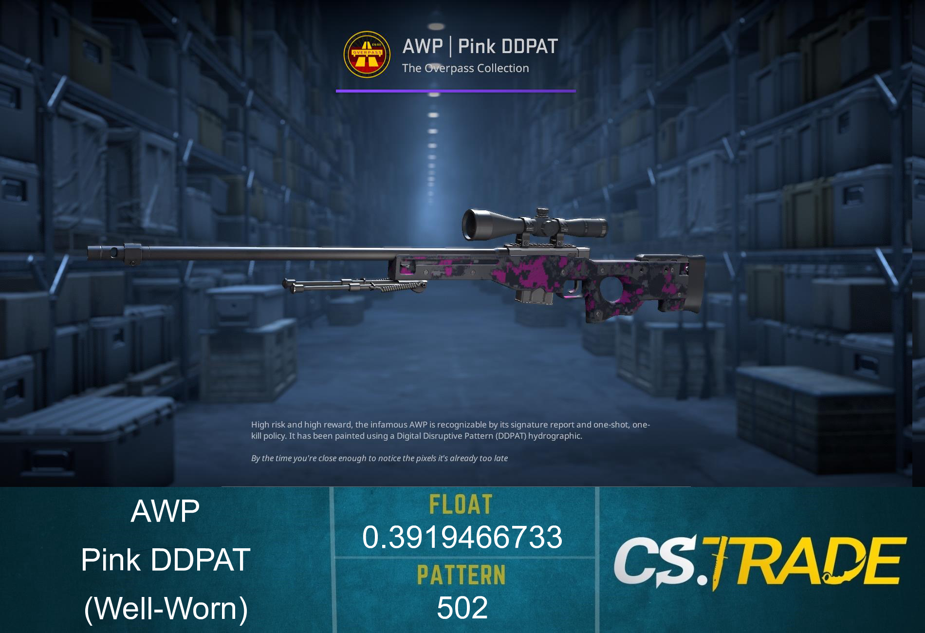 AWP | Pink DDPAT (Well-Worn) Screenshot