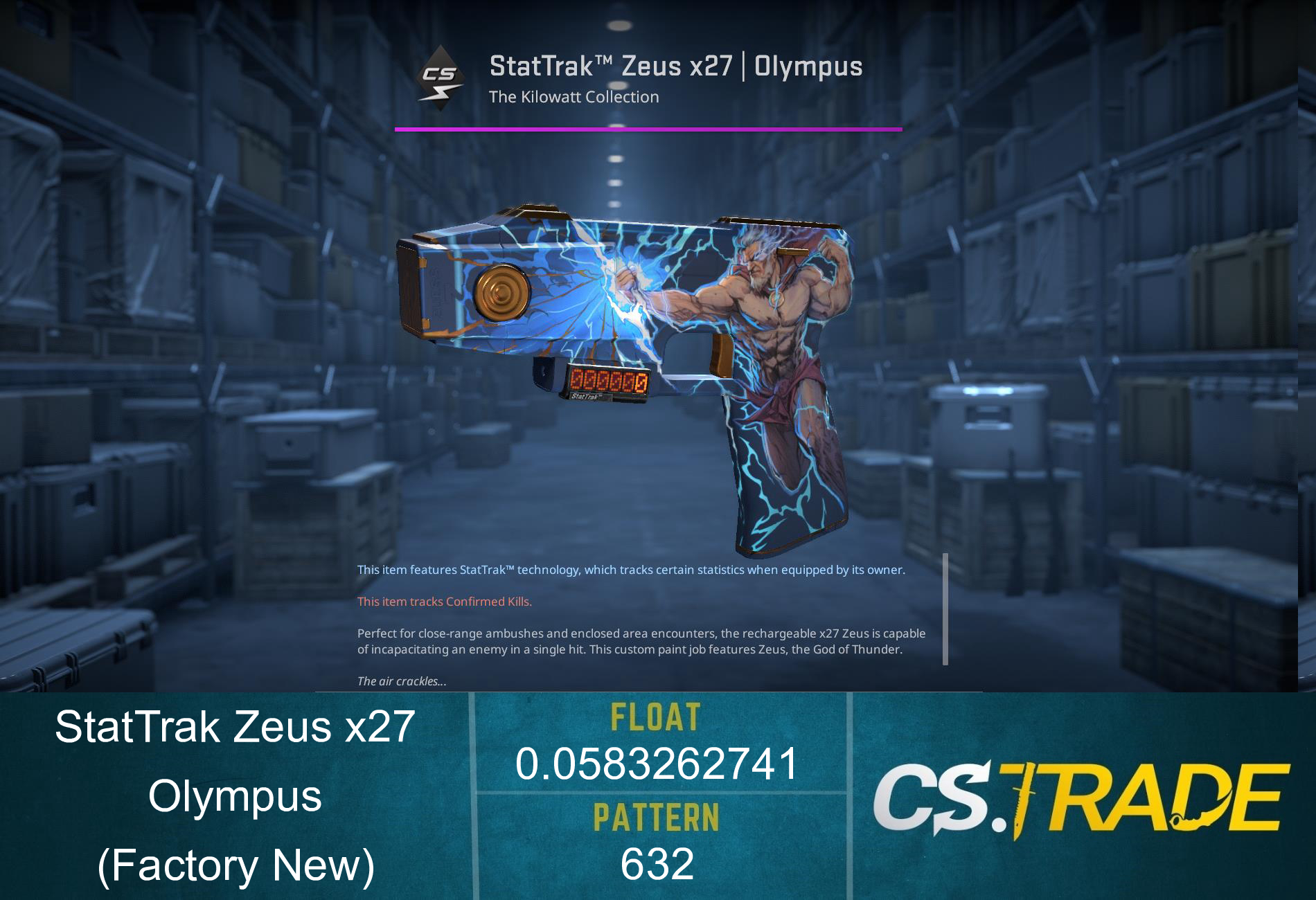 Zeus x27 | Olympus (Factory New) Screenshot