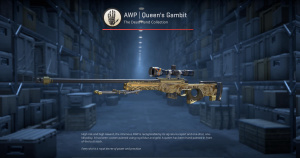 AWP | Queen's Gambit (Well-Worn) Screenshot
