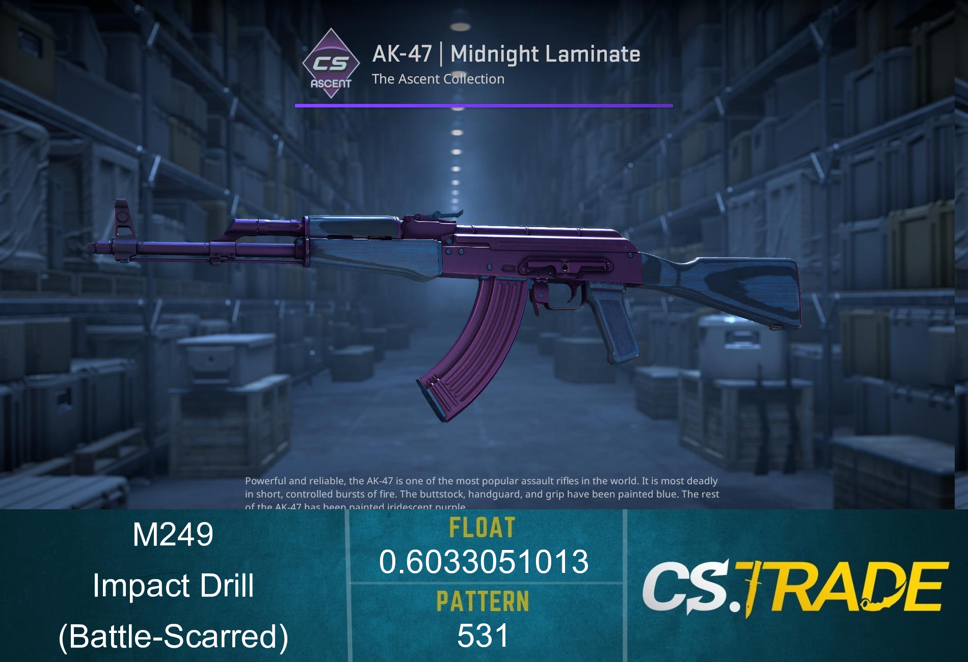 M249 | Impact Drill (Battle-Scarred) Screenshot