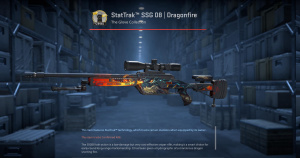 StatTrak™ SSG 08 | Dragonfire (Battle-Scarred) Screenshot