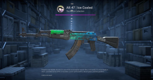 AK-47 | Ice Coaled (Battle-Scarred) Screenshot