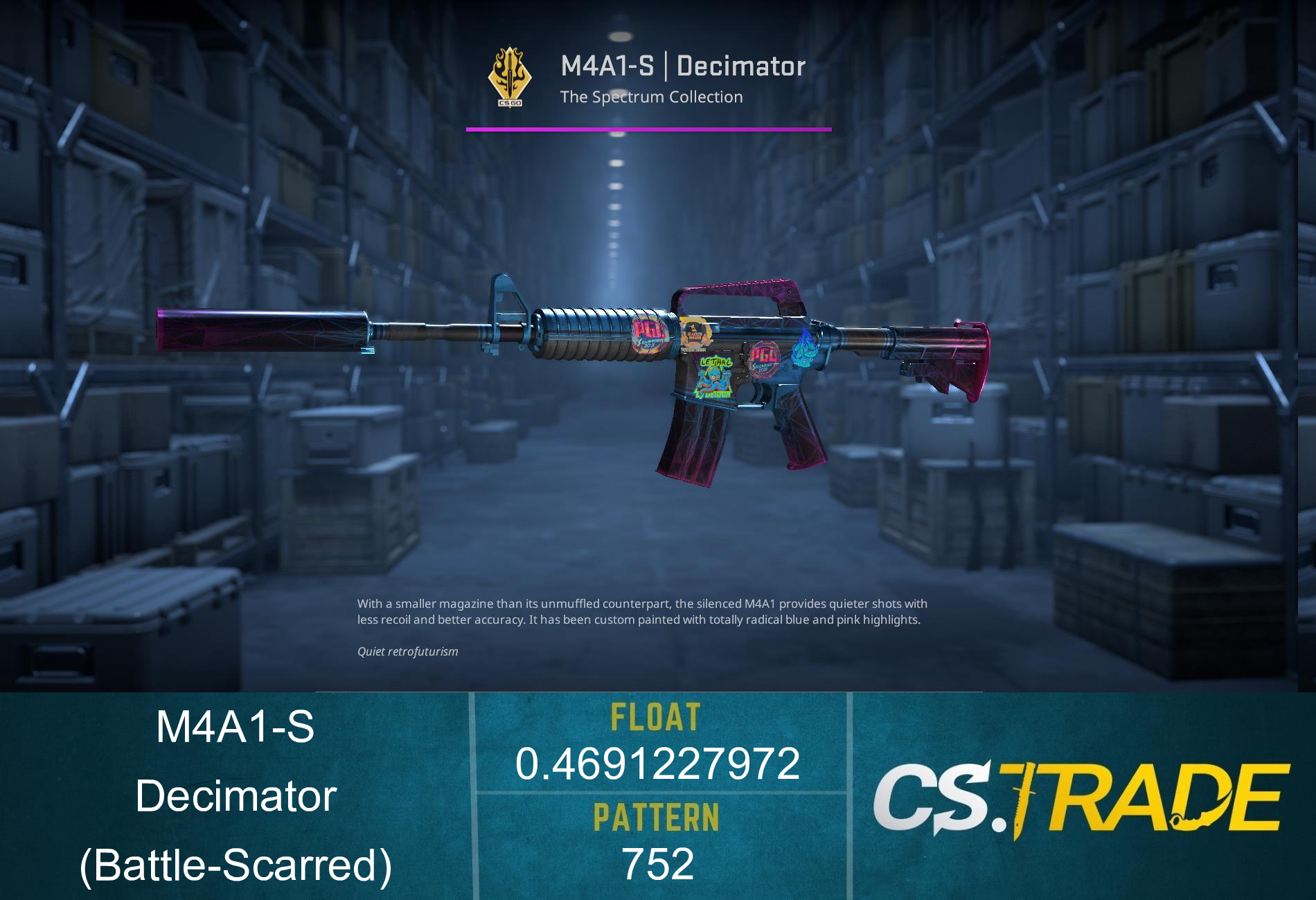 M4A1-S | Decimator (Battle-Scarred) Screenshot