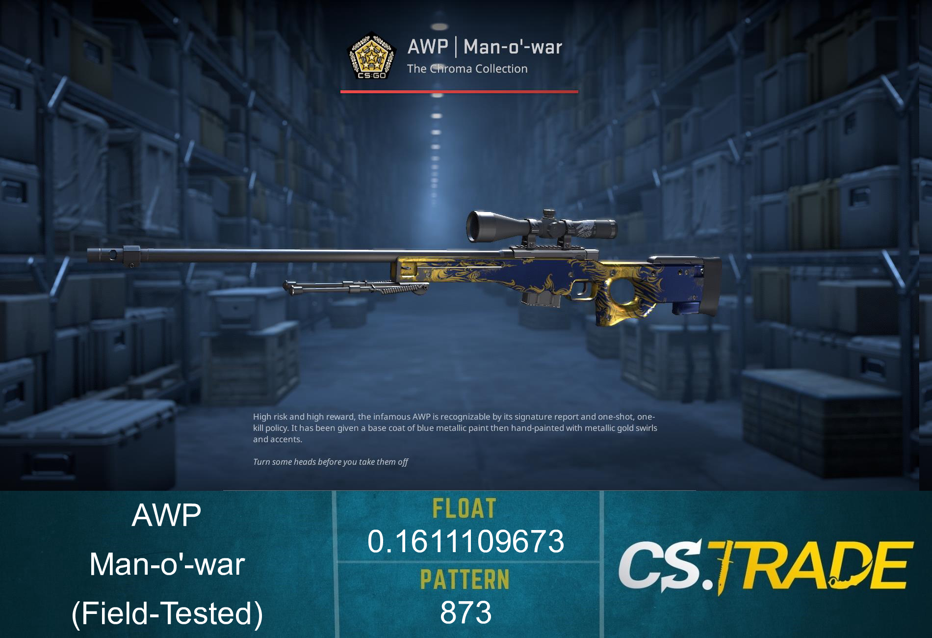 AWP | Man-o'-war (Field-Tested) Screenshot