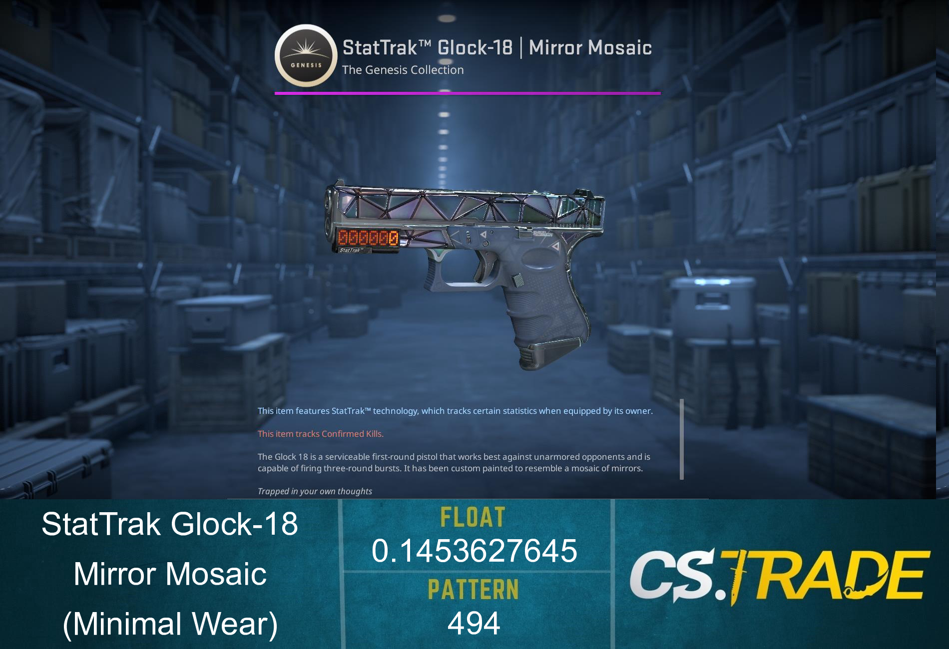 Glock-18 | Mirror Mosaic (Factory New) Screenshot