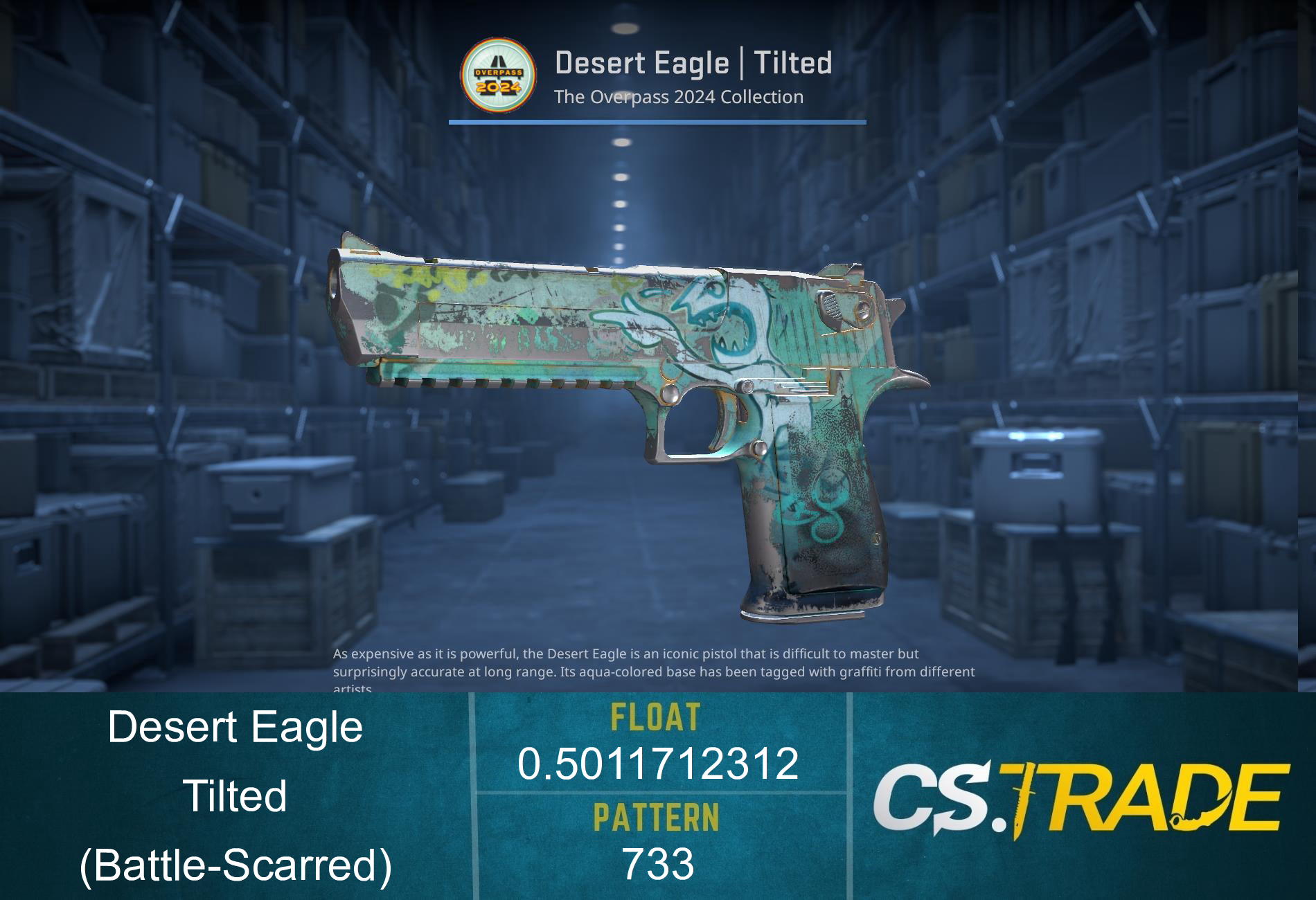 Desert Eagle | Tilted (Battle-Scarred) Screenshot