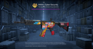 M4A4 | Cyber Security (Well-Worn) Screenshot