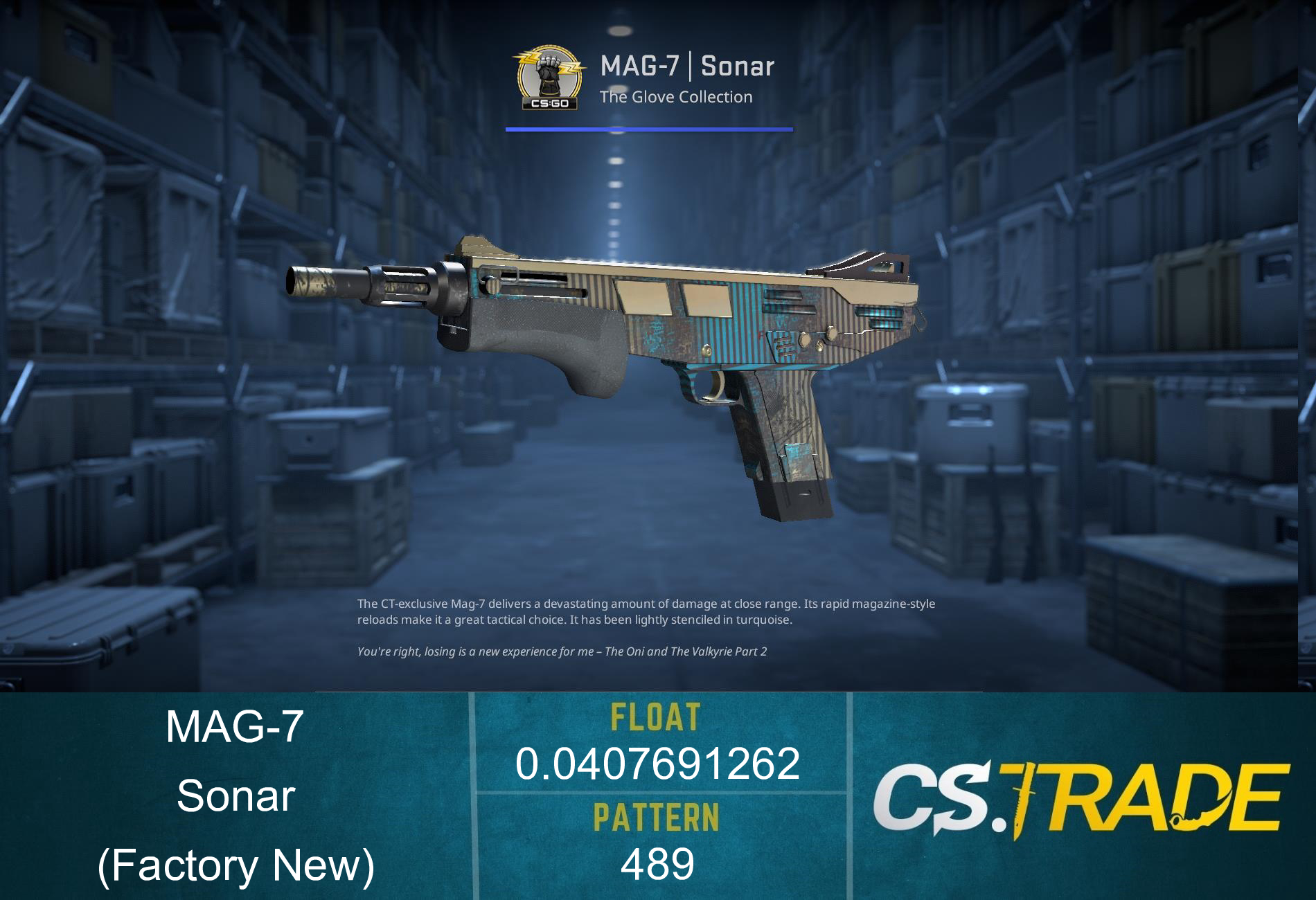 MAG-7 | Sonar (Factory New) Screenshot
