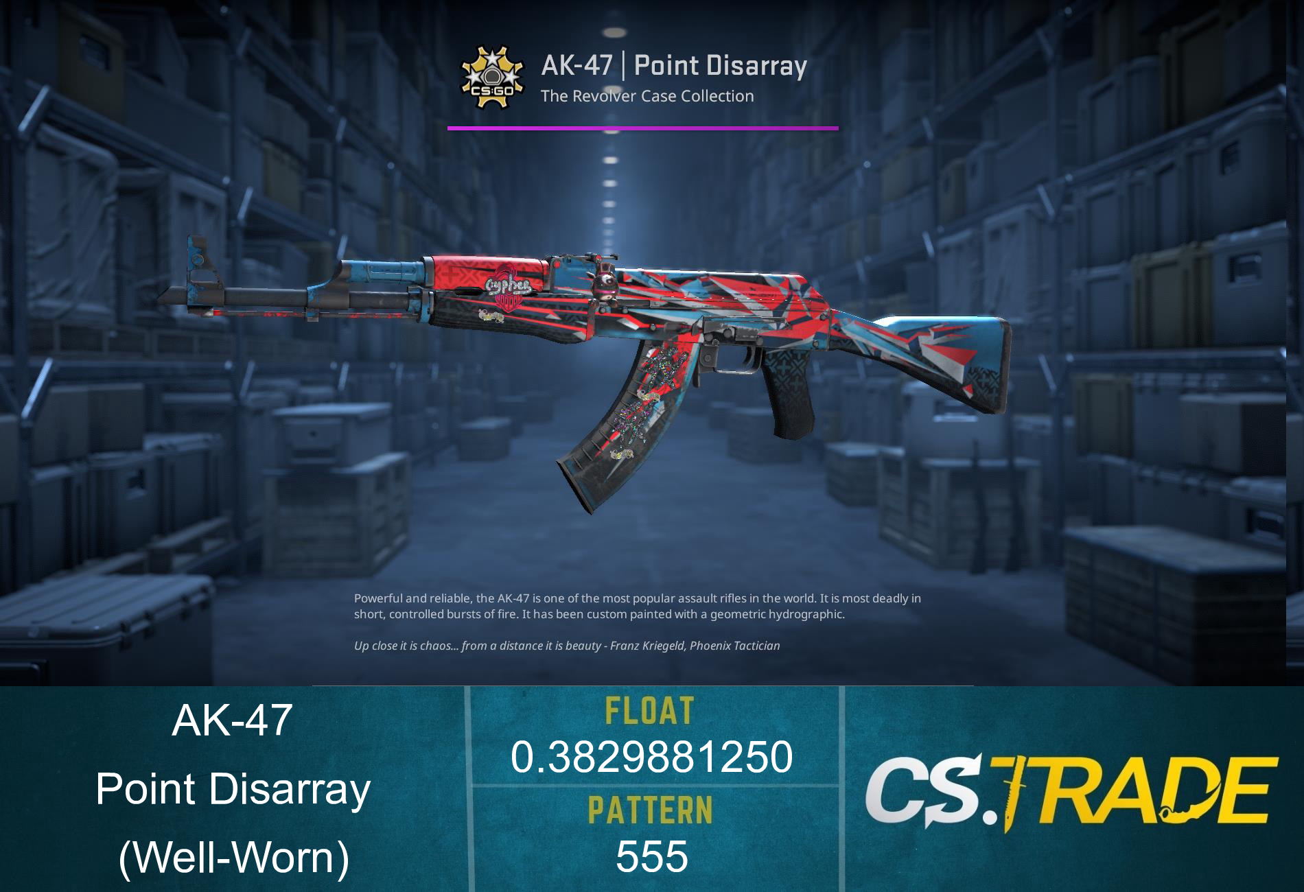 AK-47 | Point Disarray (Well-Worn) Screenshot