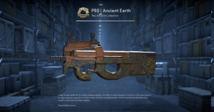 P90 | Ancient Earth (Well-Worn) Screenshot