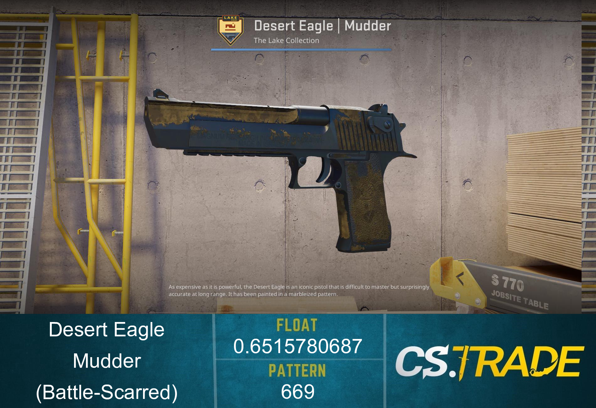 Souvenir Desert Eagle | Mudder (Battle-Scarred) Screenshot