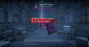 Glock-18 | Vogue (Minimal Wear) Screenshot