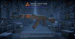 StatTrak™ AK-47 | Slate (Battle-Scarred) Screenshot