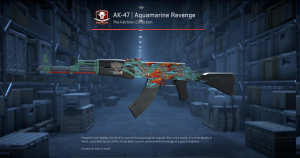 AK-47 | Aquamarine Revenge (Minimal Wear) Screenshot