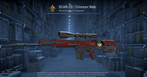 SCAR-20 | Crimson Web (Field-Tested) Screenshot
