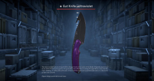 ★ Gut Knife | Ultraviolet (Field-Tested) Screenshot