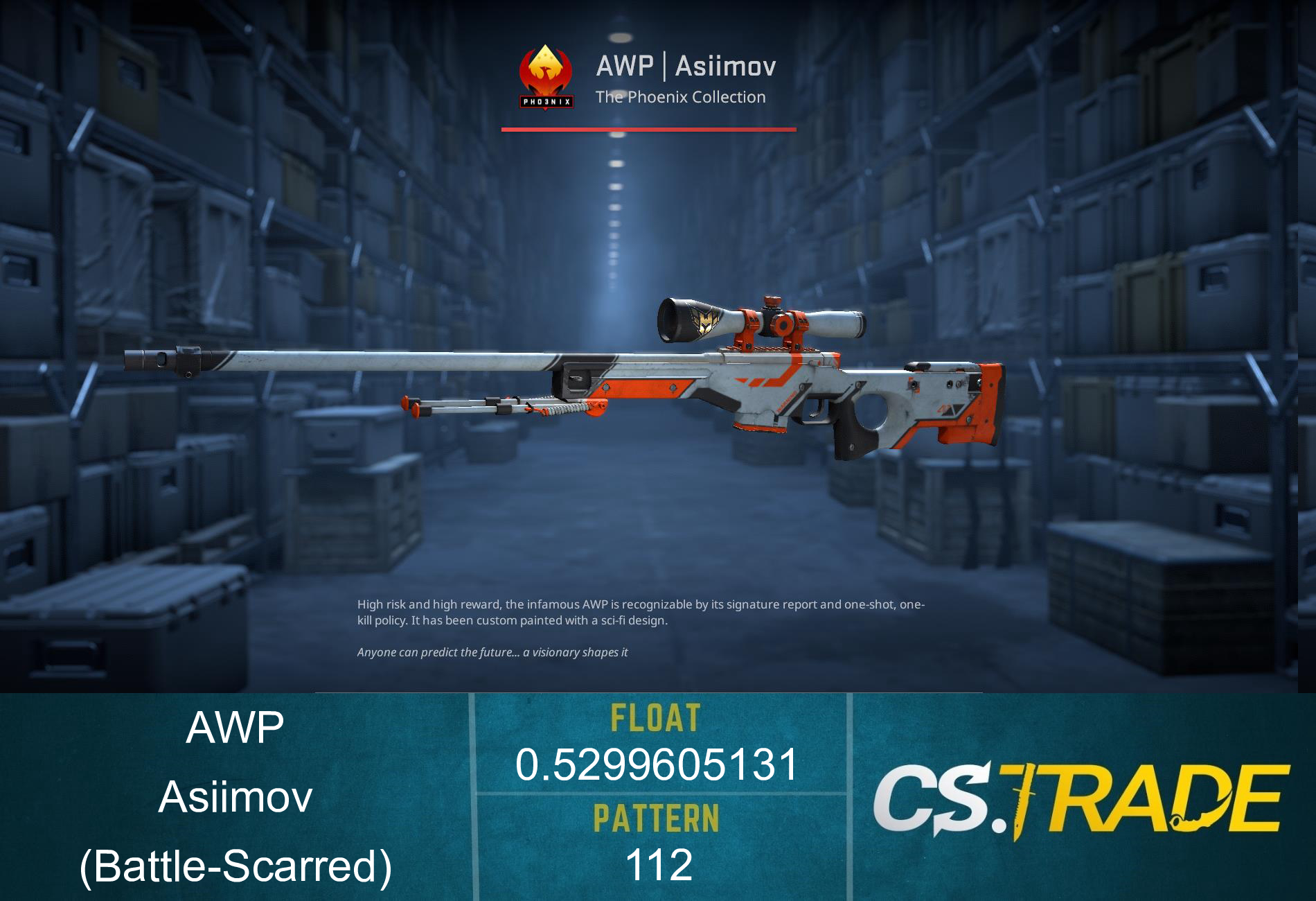 AWP | Asiimov (Battle-Scarred) Screenshot
