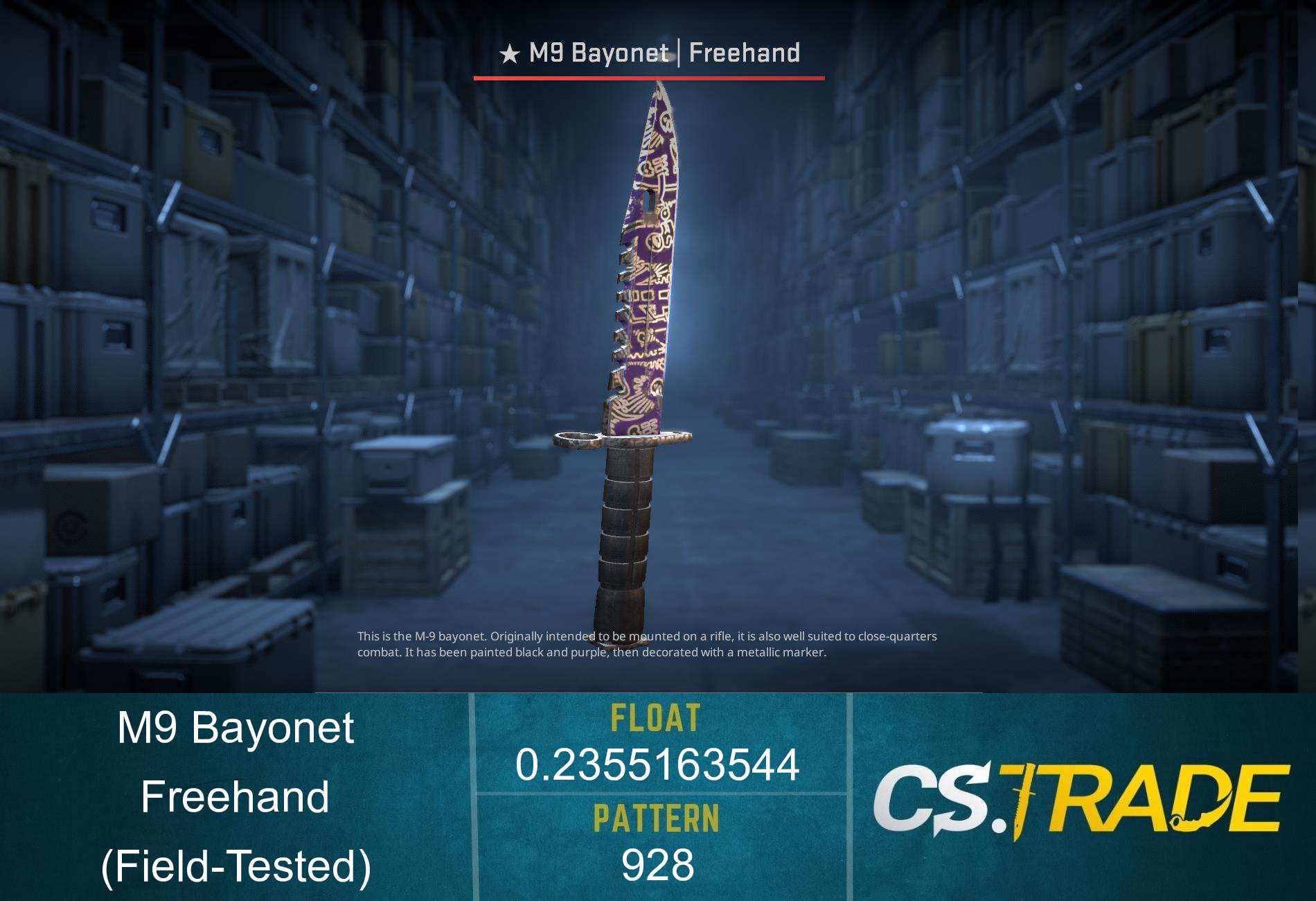 ★ M9 Bayonet | Freehand (Factory New) Screenshot