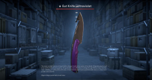 ★ Gut Knife | Ultraviolet (Field-Tested) Screenshot