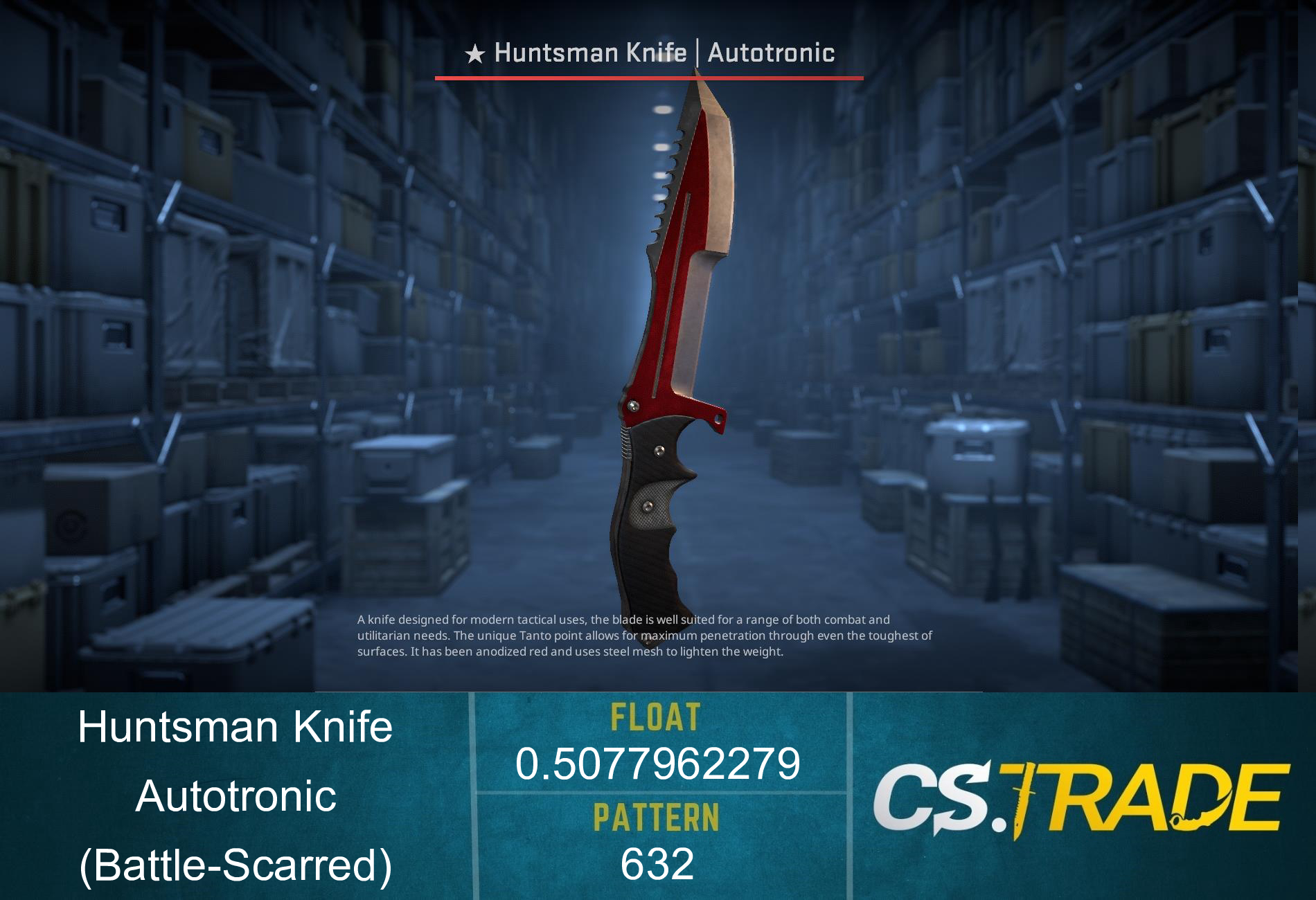 ★ Huntsman Knife | Autotronic (Battle-Scarred) Screenshot