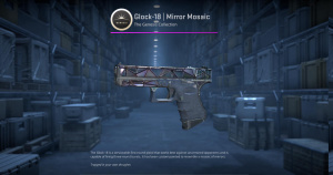 Glock-18 | Mirror Mosaic (Well-Worn) Screenshot