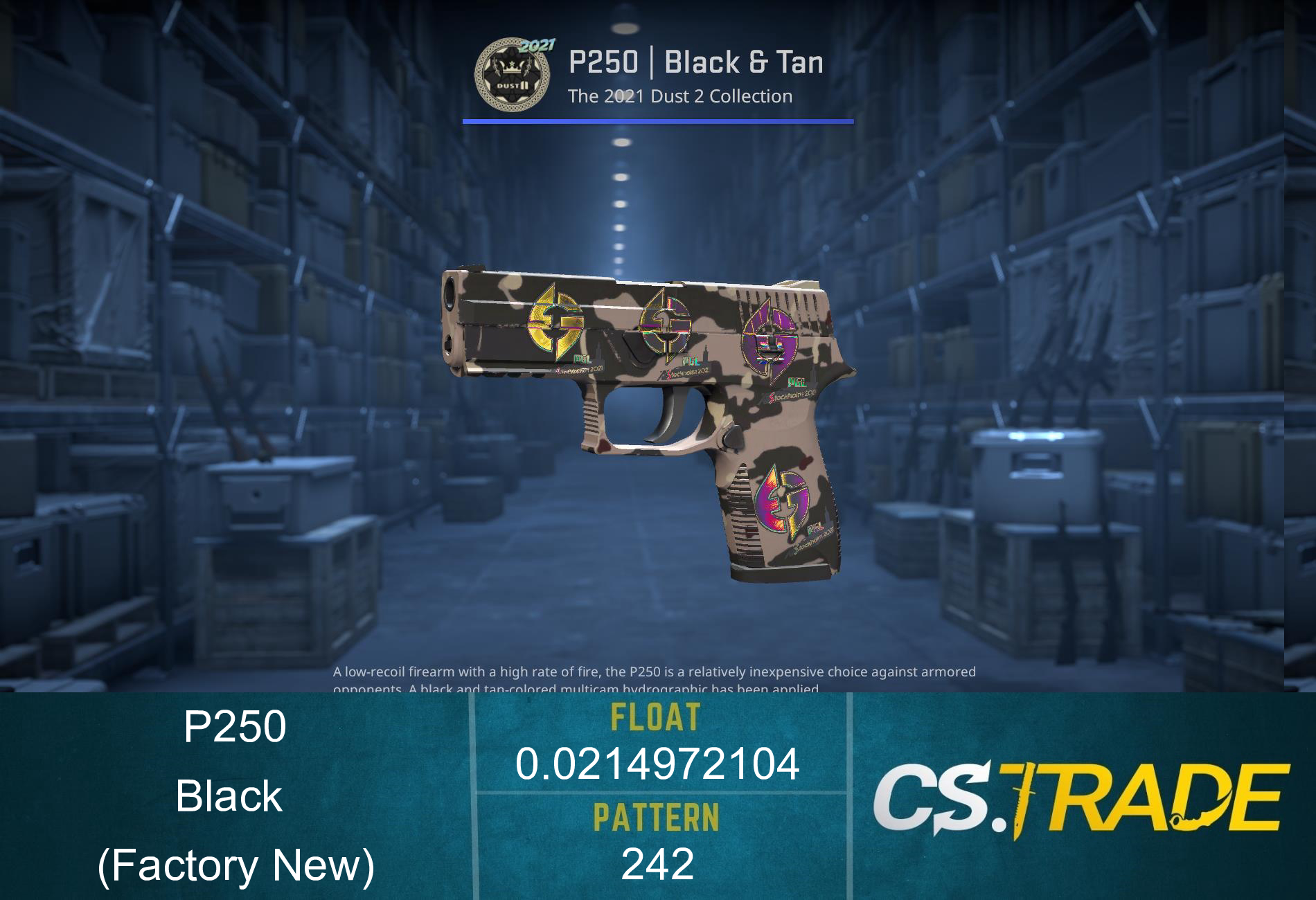 P250 | Black & Tan (Factory New) Screenshot