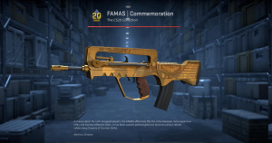 FAMAS | Commemoration (Factory New) Screenshot