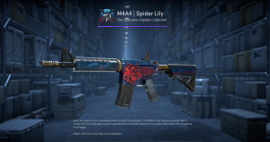 M4A4 | Spider Lily (Well-Worn) Screenshot