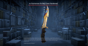 ★ Huntsman Knife | Case Hardened (Minimal Wear) Screenshot