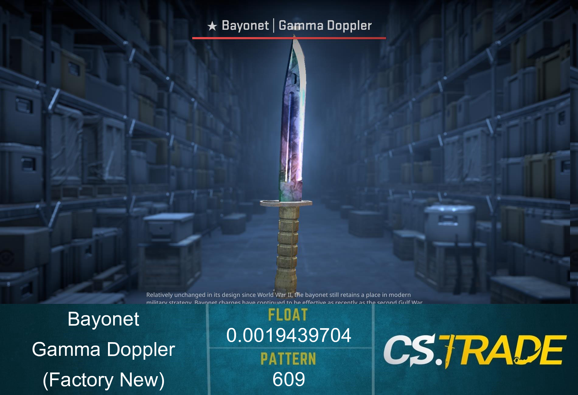 ★ Bayonet | Gamma Doppler (Factory New) Screenshot
