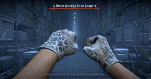 ★ Driver Gloves | Snow Leopard (Battle-Scarred) Screenshot