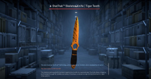 ★ StatTrak™ Skeleton Knife | Tiger Tooth (Factory New) Screenshot