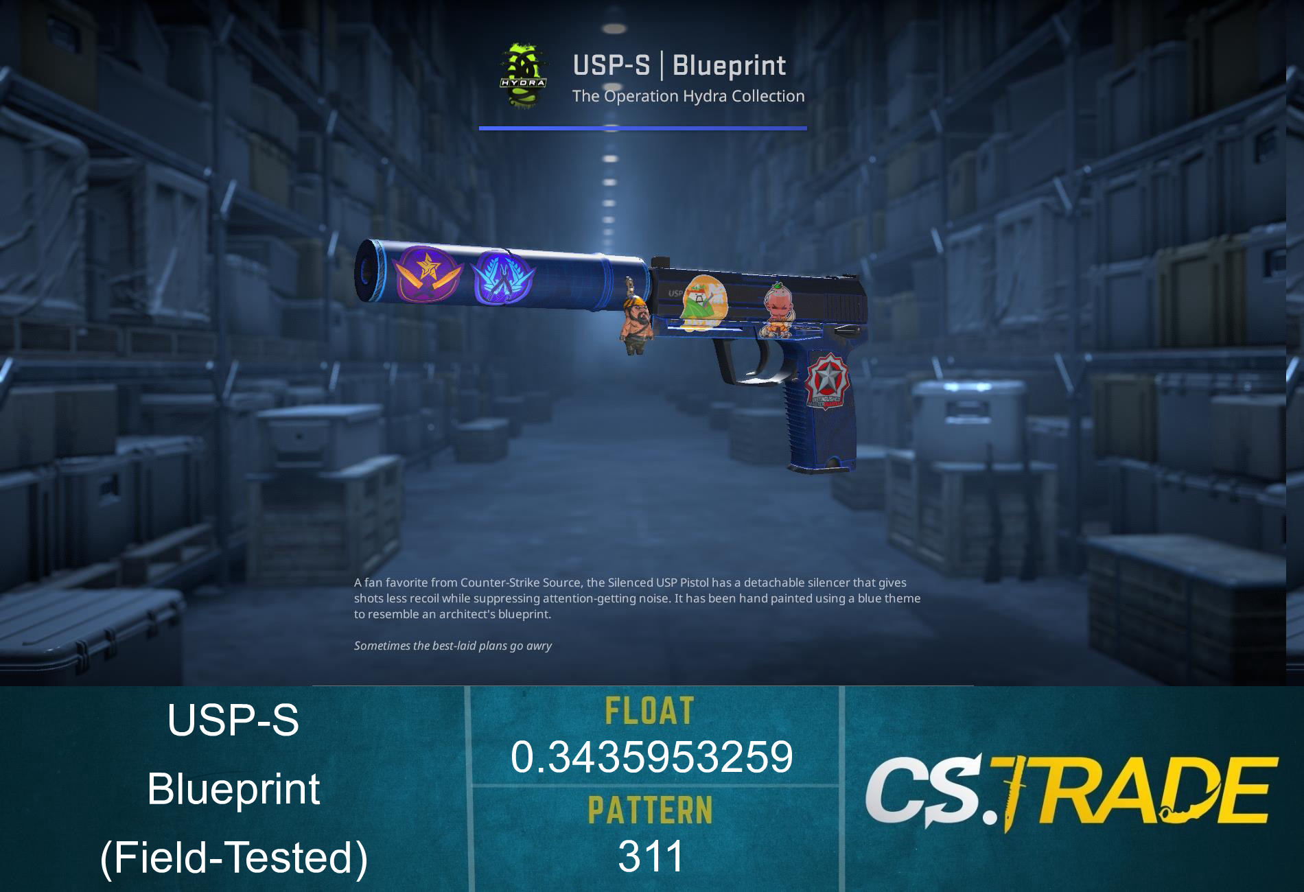 USP-S | Blueprint (Field-Tested)