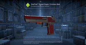 StatTrak™ Desert Eagle | Crimson Web (Battle-Scarred) Screenshot
