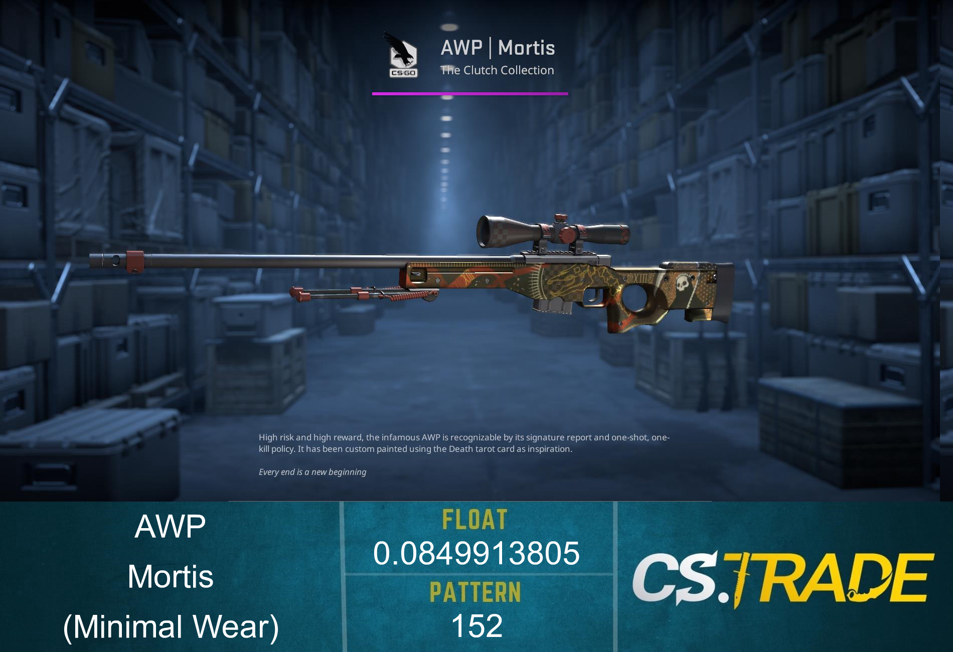 StatTrak™ AWP | Mortis (Minimal Wear) Screenshot