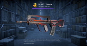 FAMAS | Valence (Minimal Wear) Screenshot