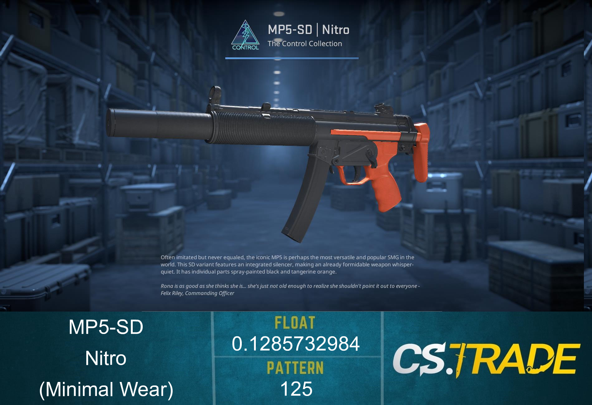 MP5-SD | Nitro (Minimal Wear)