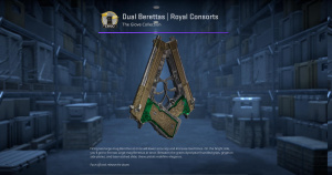 Dual Berettas | Royal Consorts (Well-Worn) Screenshot