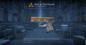 Glock-18 | Clear Polymer (Factory New) Screenshot
