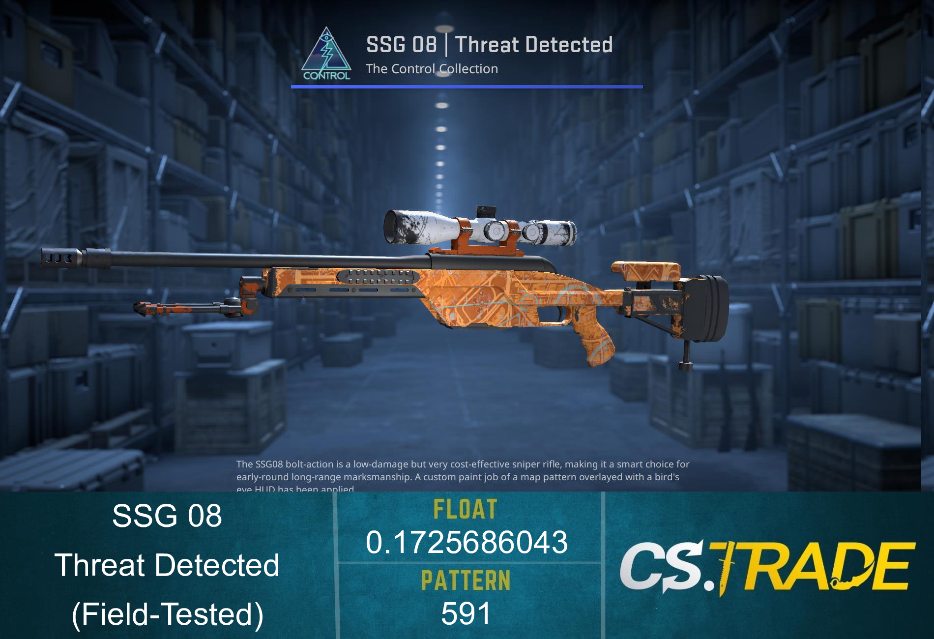 SSG 08 | Threat Detected (Field-Tested) Screenshot