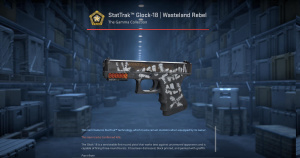 StatTrak™ Glock-18 | Wasteland Rebel (Well-Worn) Screenshot